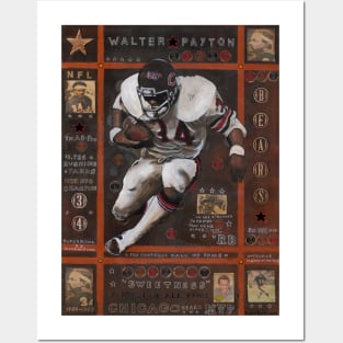 Walter payton Posters and Art